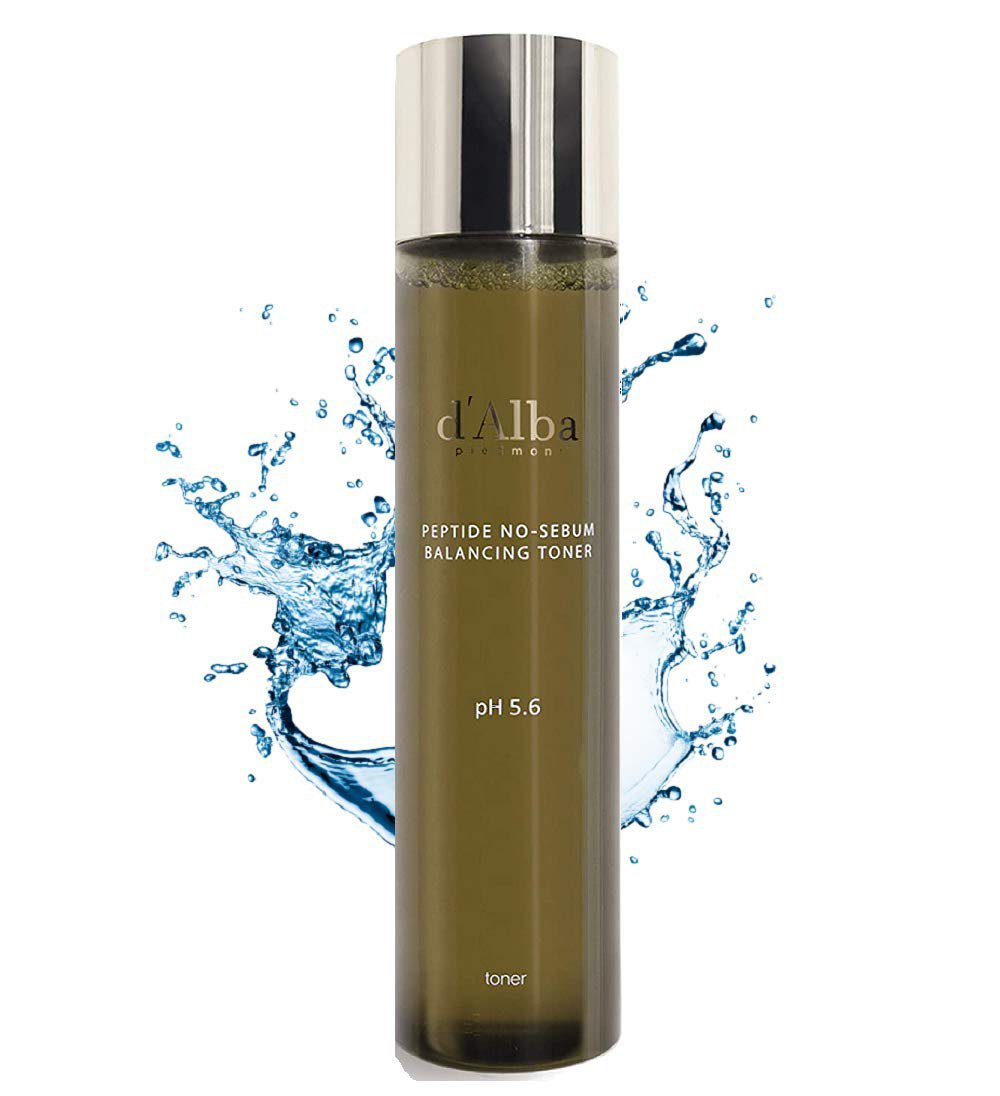 D'Alba Peptide Korean Cosmetics Peptide Balancing Toner for sensitive skin PH level 5.6 with Anti-Ag