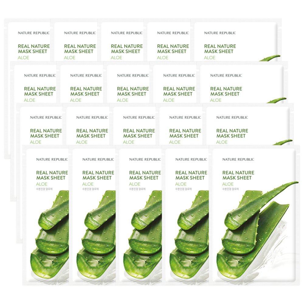 Nature Republic (10+10) Real Nature Aloe Mask Sheet