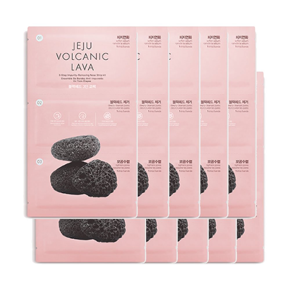 [The Face Shop] Jeju Volcano Black Head 3 Copack 10 sheets