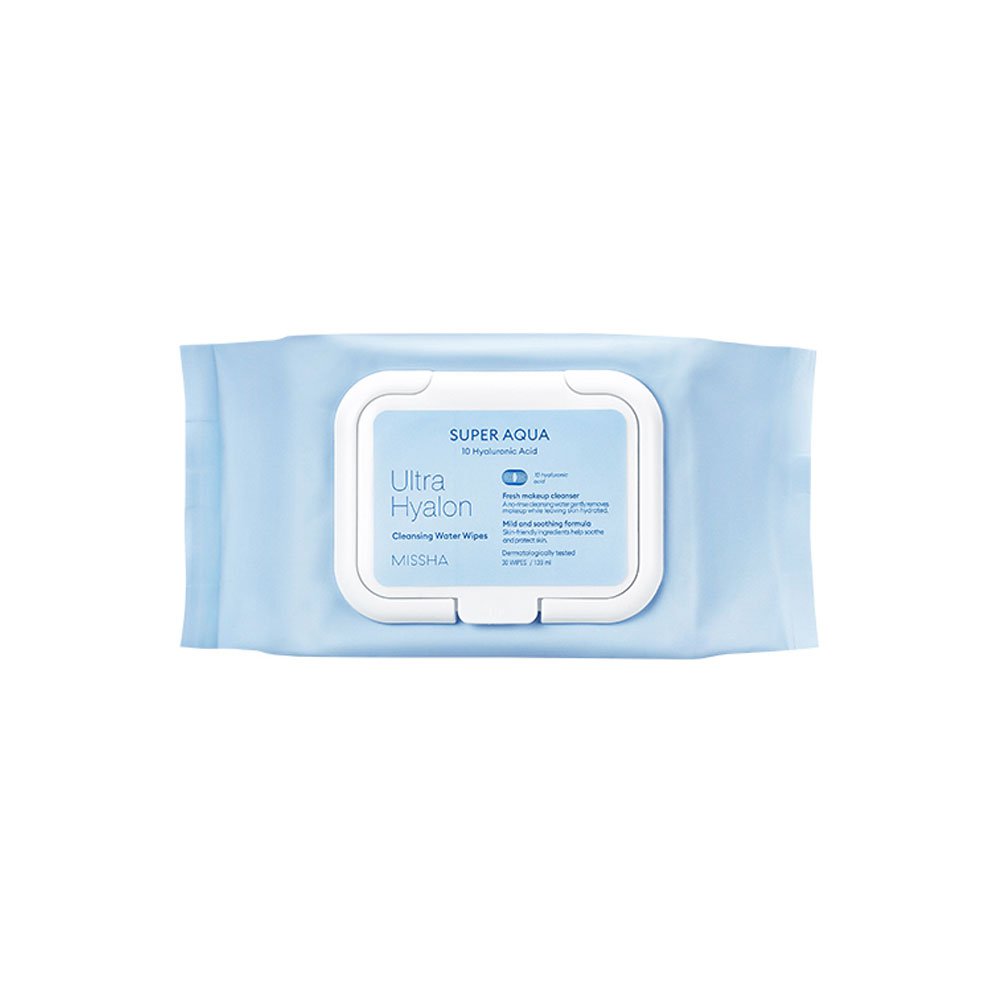 Missha Super Aqua Ultra Hyalon Cleansing Water Tissue 30/139ml