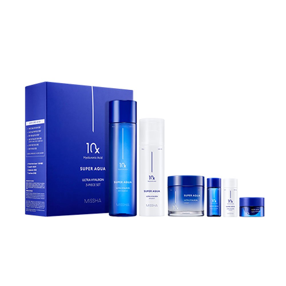 Missha New Super Aqua Ultra Hyalon 3 Limited Set