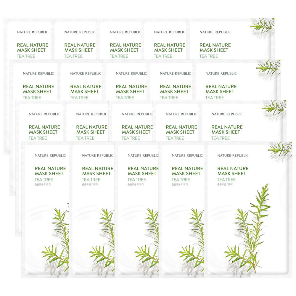 Nature Republic (10+10) Real Nature Tea Tree Mask Sheet