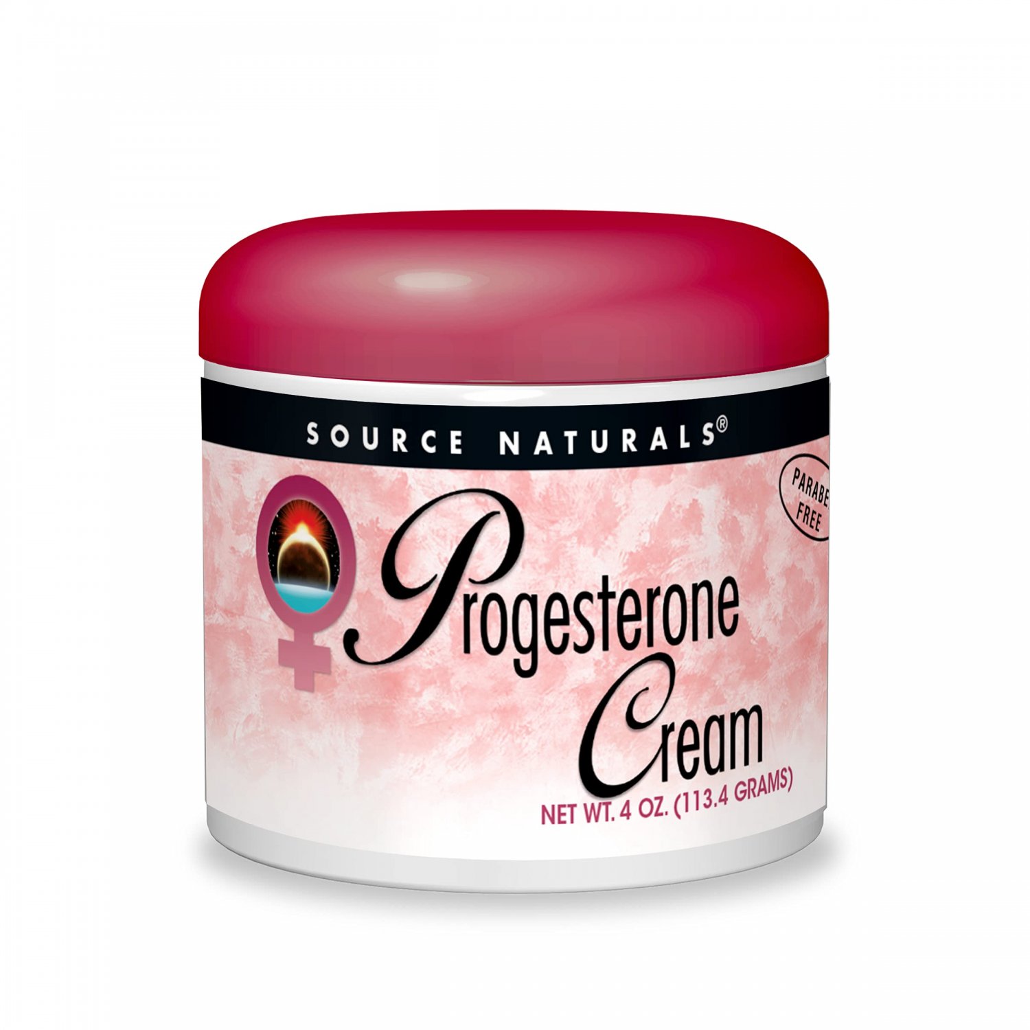 Source Naturals Progesterone Cream - Women's Health Support - High Purity, Paraben Free - 4 Ounce Ja
