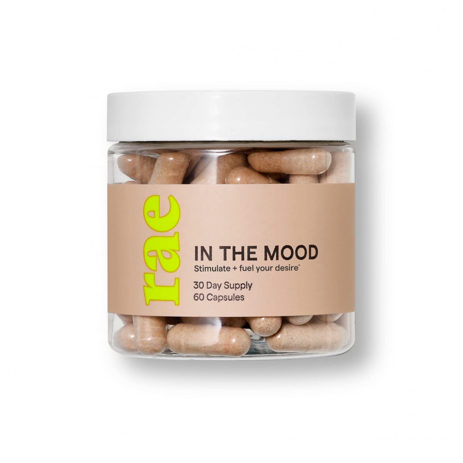 Rae in The Mood Capsules - Sexual Health and Wellness Support for Women with Ginseng, Maca, and L-Ar