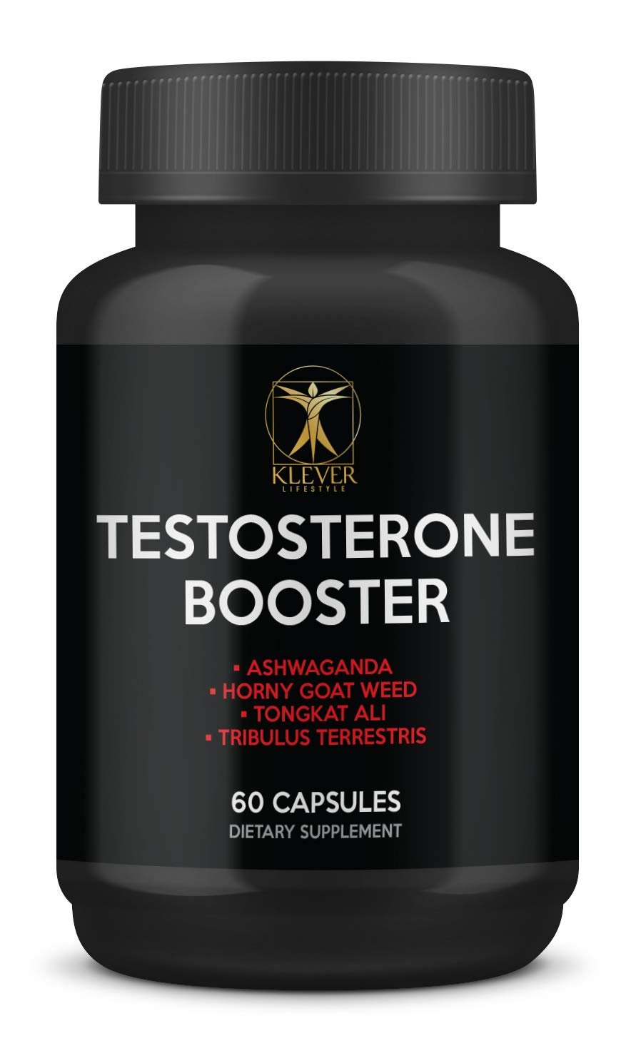 Klever Lifestyle Testosterone Booster for Men (60 Capsules) - The Best Immune System Support & Libid
