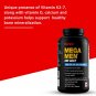 GNC Mega Men One Daily Multivitamin for Men, 60 Count, Take One A Day for 19 Vitamins and Minerals,
