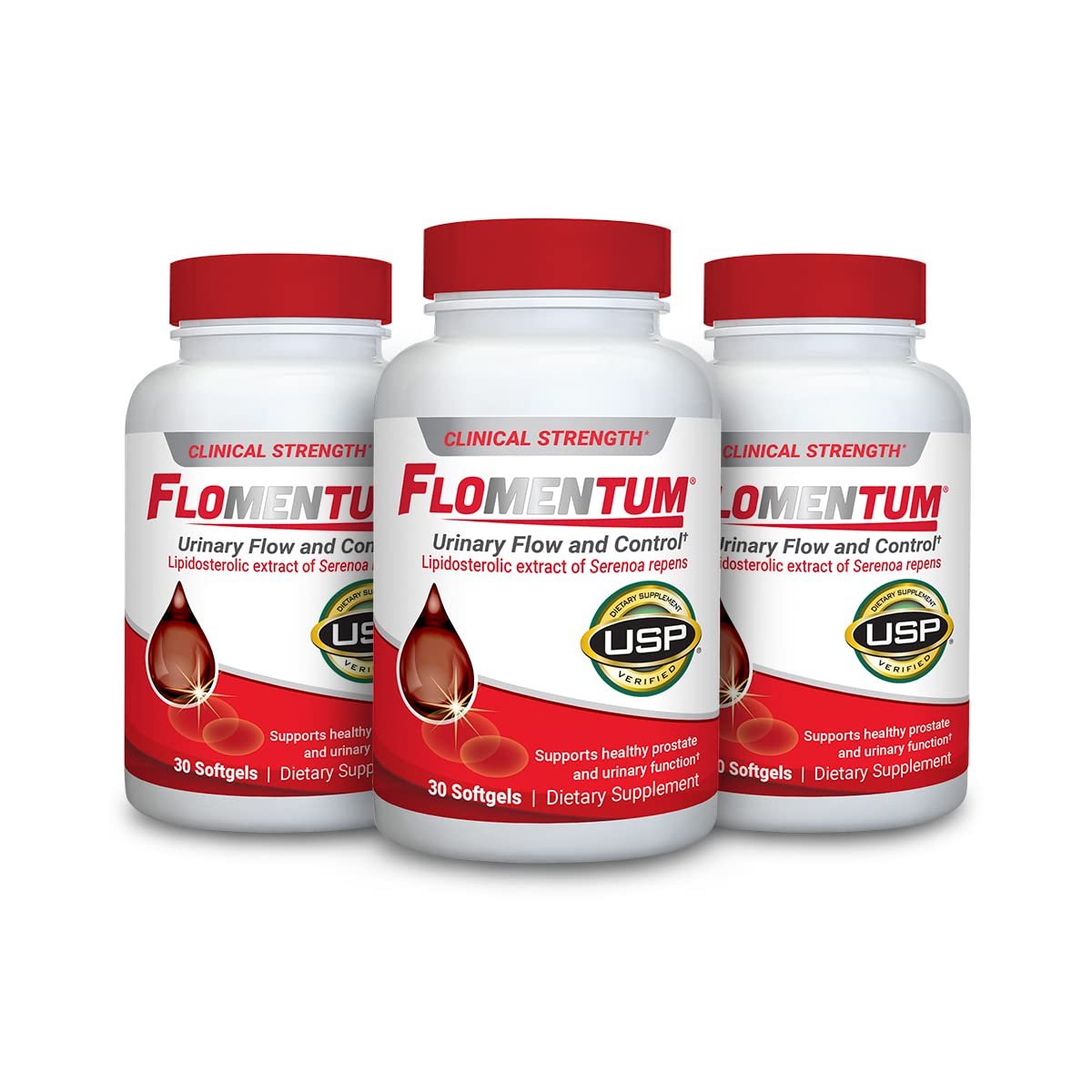 Flomentum&Acirc;&reg; USP Verified Saw Palmetto Prostate Supplement for Men - Supports Healthy Urinary Functio