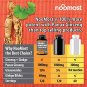 Authentic Korean Red Panax Ginseng + Ginkgo Biloba, 120 Vegan Capsules, Ginseng Root Extract Powder