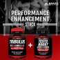 Tribulus Terrestris 1500mg Extract Powder - Testosterone Booster with Estrogen Blocker - Arazo Nutri