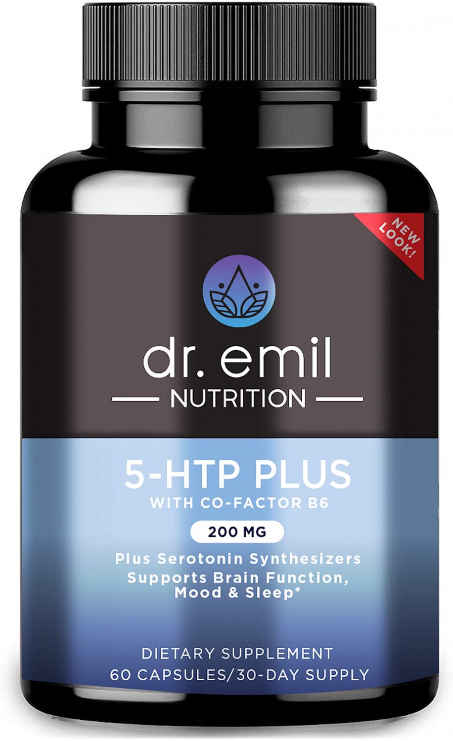 Dr. Emil Nutrition 200 MG 5-HTP Plus Formula for Mood, Stress, and Sleep Support, 60 Vegan Capsules,