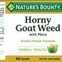 Nature's Bounty Horny Goat Weed w/Maca, 60 Capsules