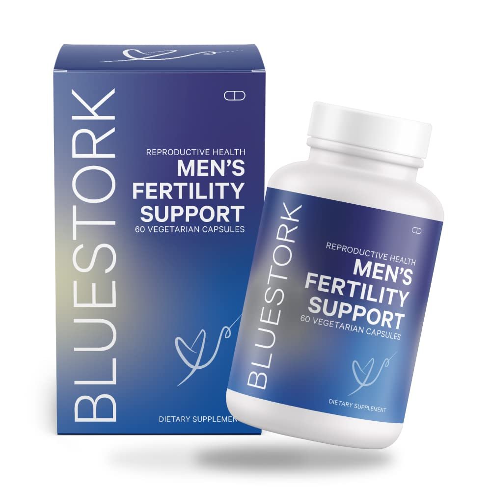 Blue Stork Men's Fertility Support: Fertility Supplements for Men, Multivitamin for Men, Reproductiv