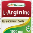 (New Improved Formula) Best Naturals L-Arginine 1000 mg 120 Tablets - Pharmaceutical Grade L Arginin