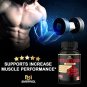Test Booster Supplement for Men - 15,500mg Herbal Equivalent - Supports Strength, Muscle, Energy - M