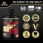 Test Booster Supplement for Men - 15,500mg Herbal Equivalent - Supports Strength, Muscle, Energy - M
