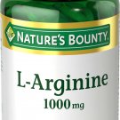 Nature's Bounty L-Arginine, Supports Blood Flow and Vascular Function, 1000 mg, Tablets, 50 Ct