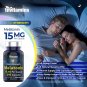 Melatonin 15 MG Per Capsule (240 Capsules) | All-Natural Sleeping Pills for Adults