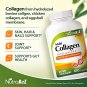 NutraA2Z Multi Collagen Pills 1735mg -180 Collagen Capsules- Types I, II, III, V & X for Healthy Ski