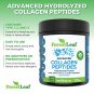 Advanced Hydrolyzed Collagen Peptides - Unflavored Protein Powder - Mixes Into Drinks and Food - Pas
