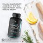 Omega-3 Fish Oil from Wild Alaska Pollock (1250mg per Capsule) with Triglyceride EPA & DHA Fatty Aci