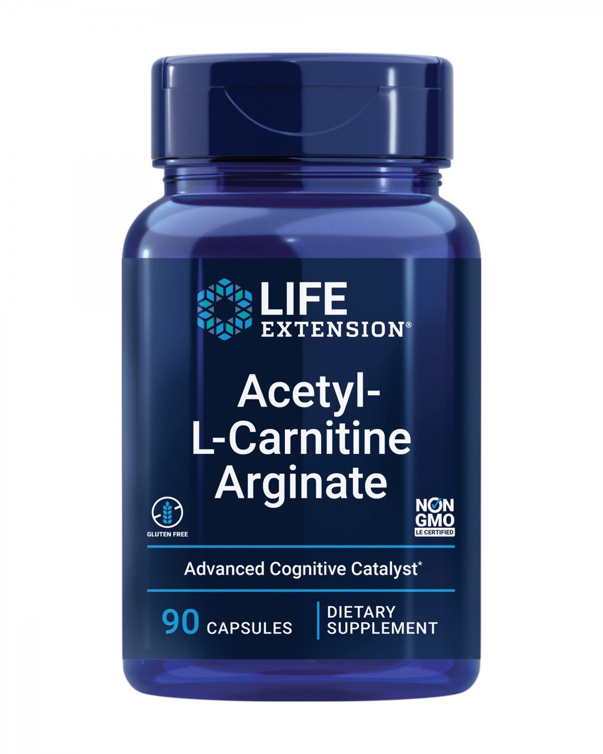 Life Extension Acetyl-L-Carnitine Arginate - Advanced Amino Acid Carnitine Supplement Pills for Memo