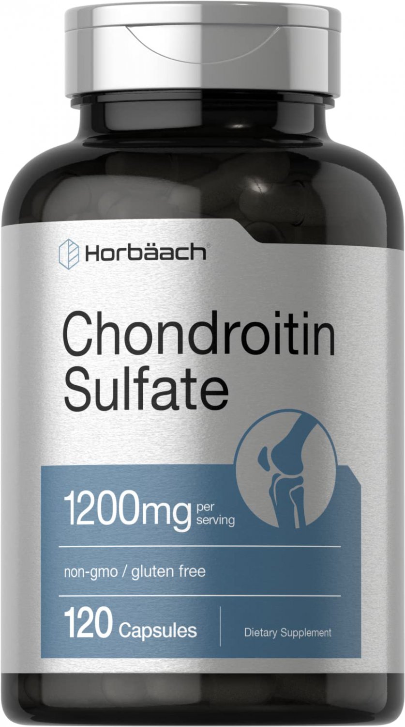 Chondroitin Sulfate 1200mg | 120 Capsules | Non-GMO & Gluten Free Supplement | by Horbaach