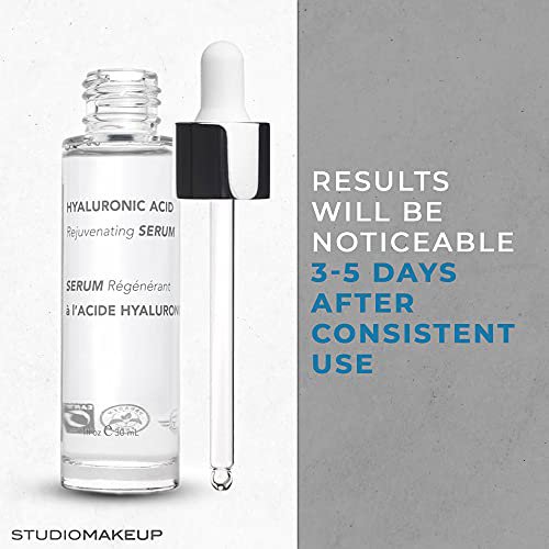 STUDIOMAKEUP&acirc;��s Hyaluronic Acid Serum For Face & Neck (30 ml) - Rejuvenating HA Serum for Face For 