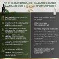 Organic Hyaluronic Acid Serum for Face - 3.4 Fl. Oz. Glass Bottle ? Natural, Vegan Satin Naturel Ski