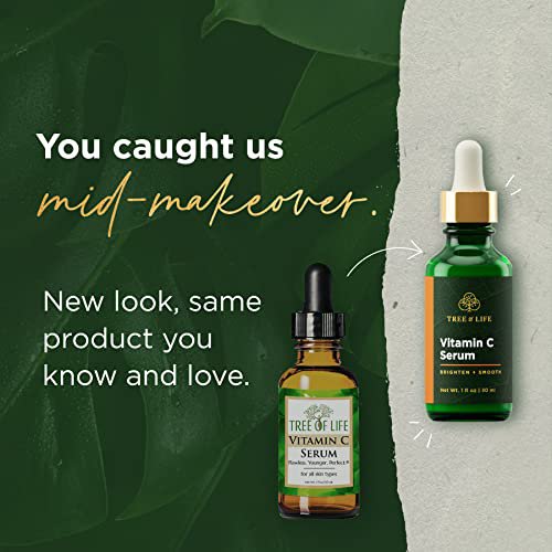 NEW LOOK | Tree of Life Vitamin C Brightening Serum and Hyaluronic Acid Hydrating Serum, Smooth Sail