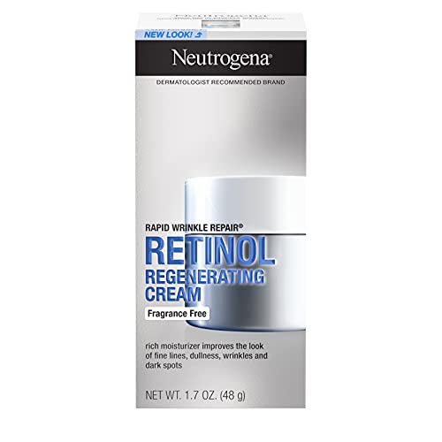 Neutrogena Rapid Wrinkle Repair Retinol Cream, Anti-Wrinkle Face & Neck Cream with Hyaluronic Acid &