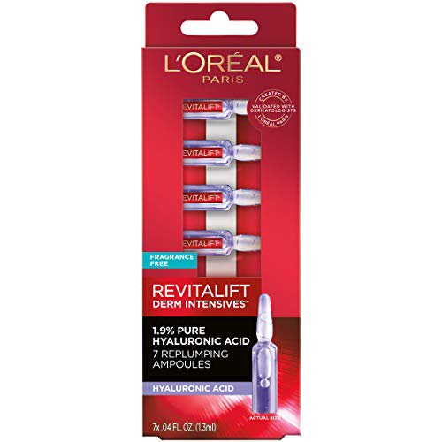 L'Oreal Paris Revitalift Derm Intensives Hyaluronic Acid Serum Ampoules 7 Day Boost Pure?Hyaluronic 