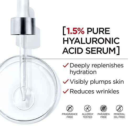 L&acirc;��Oreal Paris 1.5% Pure Hyaluronic Acid Serum for Face with Vitamin C from Revitalift Derm Intensi