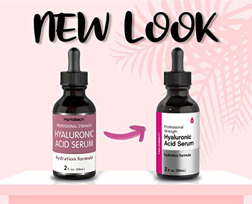 Hyaluronic Acid Serum | 2 oz | Paraben & SLS Free Moisturizer Supplement | Crafted for the Face and 