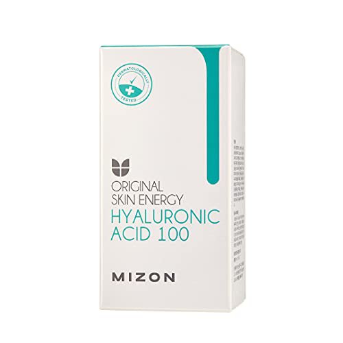 MIZON Hyaluronic Acid 100, Original Skin Energy, Hyaluronic Acid, Facial Care, Moisturizing Ampoule 