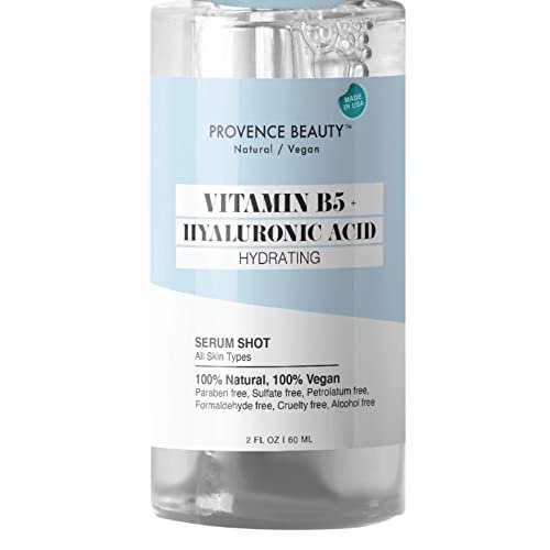 Provence Beauty Pure Hyaluronic Acid Serum for Face + Vitamin B5 | Hydrating Serum For Face Helps Ke