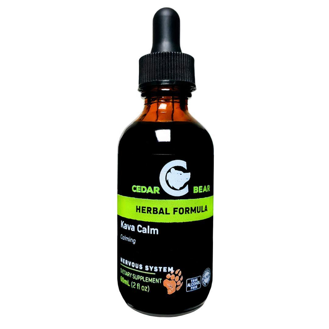 Cedar Bear Kava Calm a Liquid Herbal Supplement Supports The Central Nervous and Digestive Systems 2