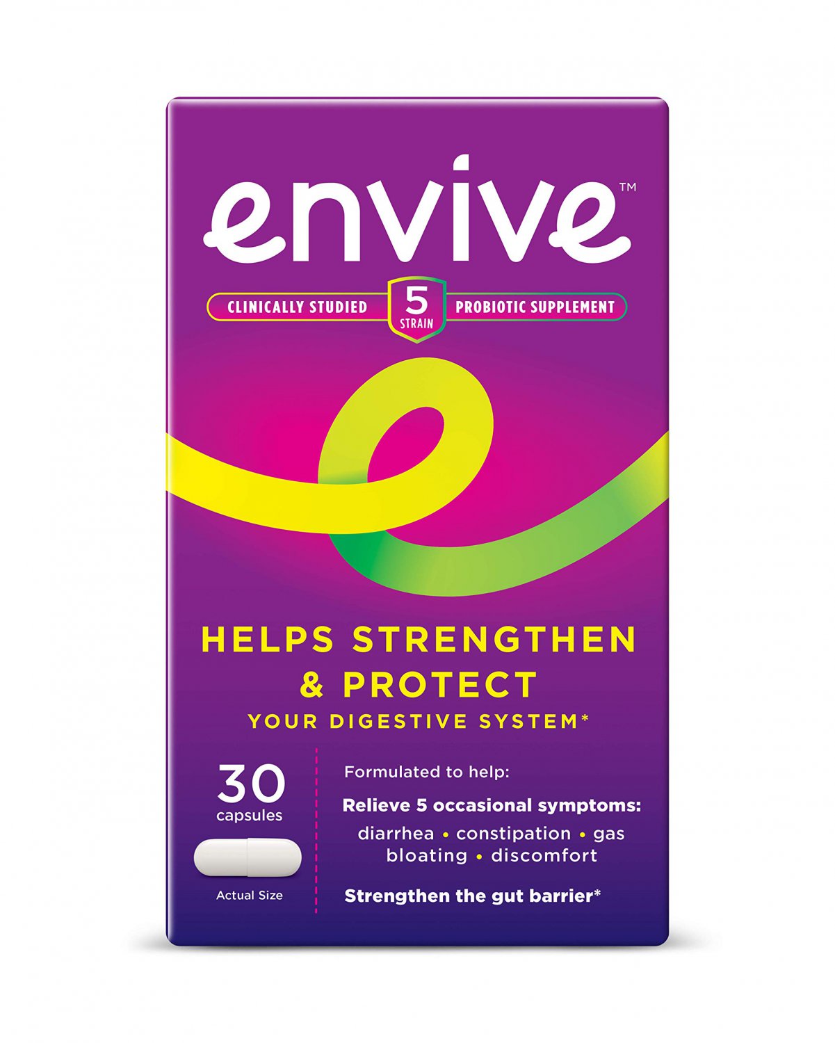 Envive Daily Probiotic Supplement for Men and Women from Bausch + Lomb, Helps Strengthen and Protect