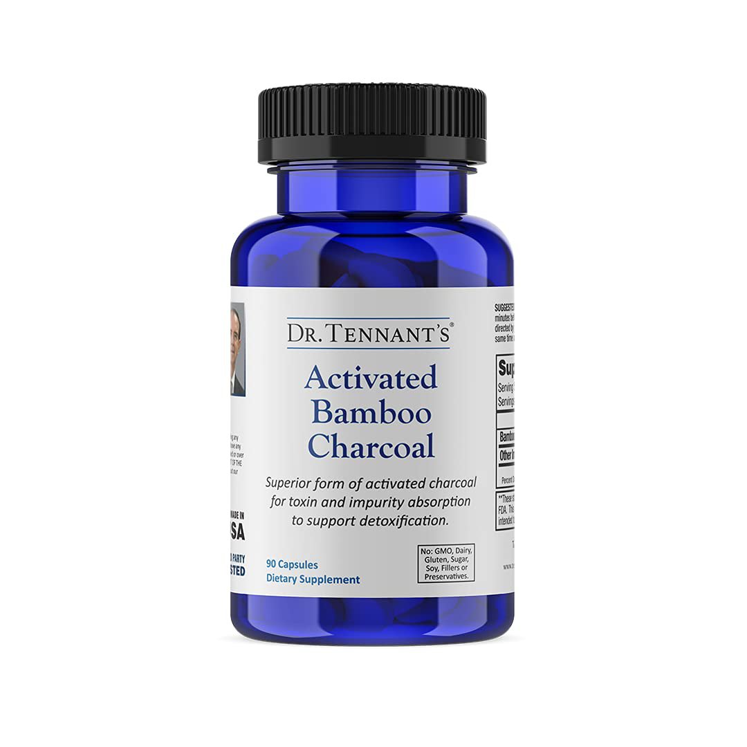 Dr. Tennant's Activated Bamboo Charcoal, Coconut-Free, Cleaner Than Coconut, Wood & Standard Charcoa
