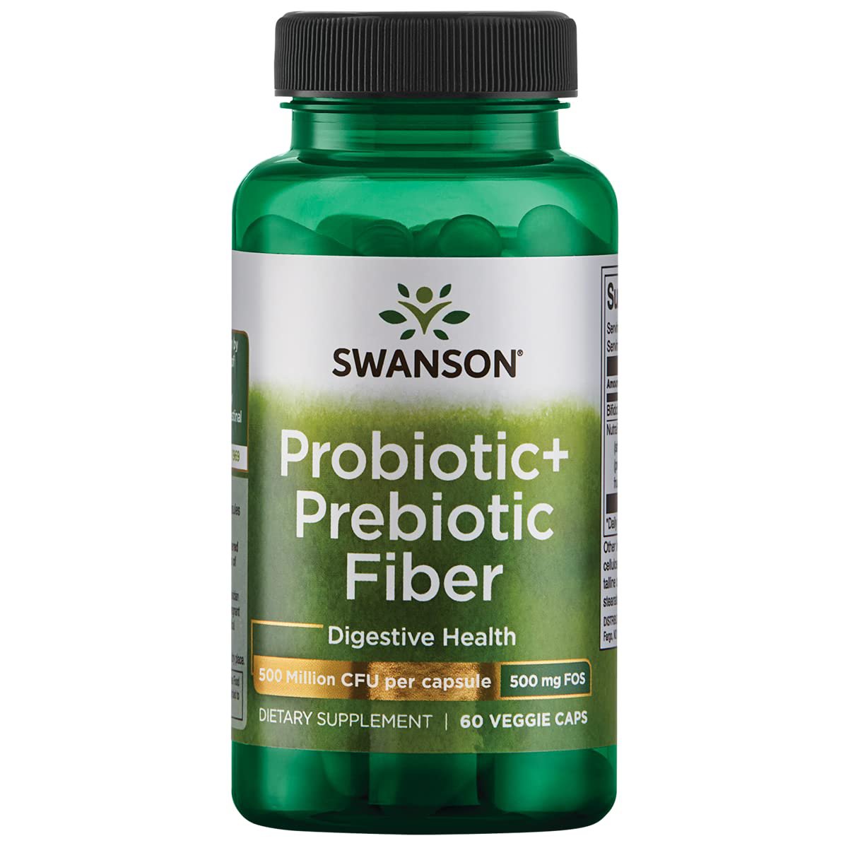 Swanson Prebiotic + Probiotic Fiber - Natural Supplement Promoting Digestive System & Immune Health 