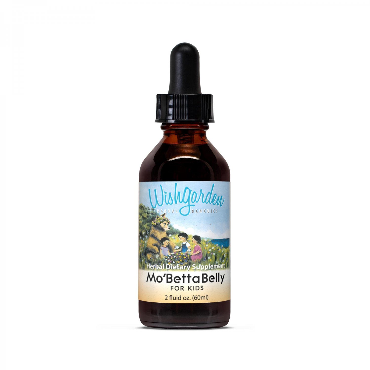 WishGarden Herbs Digestive Rescue GI Normalizer for Kids - Natural Herbal Occasional Disgestive Upse
