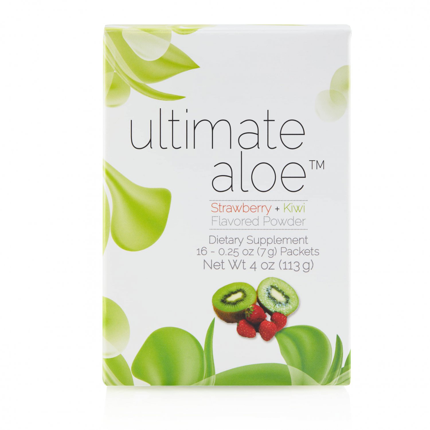 Ultimate Aloe Powder, Strawberry Kiwi Flavored Powder, Healthy Digestive Tract, Promotes Normal Heal