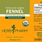 Herb Pharm Certified Organic Fennel Liquid Extract for Digestive System Support - 4 Ounce