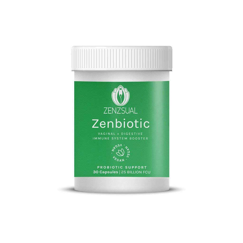 ZENZSUAL Zenbiotic Probiotic Feminine Supplement Capsules with 25 Billion CFU of Probiotics ? Helps 