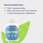 OrganicHab Sea Moss with Bladderwrack and Burdock Root Organic Capsules, Sea Moss Supplement for Imm
