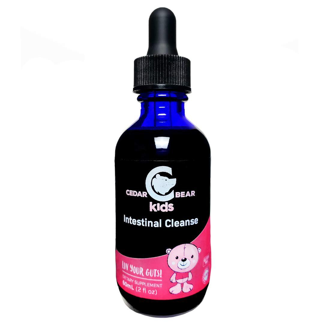 Cedar Bear Intestinal Cleanse for Kids a Liquid Herbal Supplement That Moderates The Environment of 