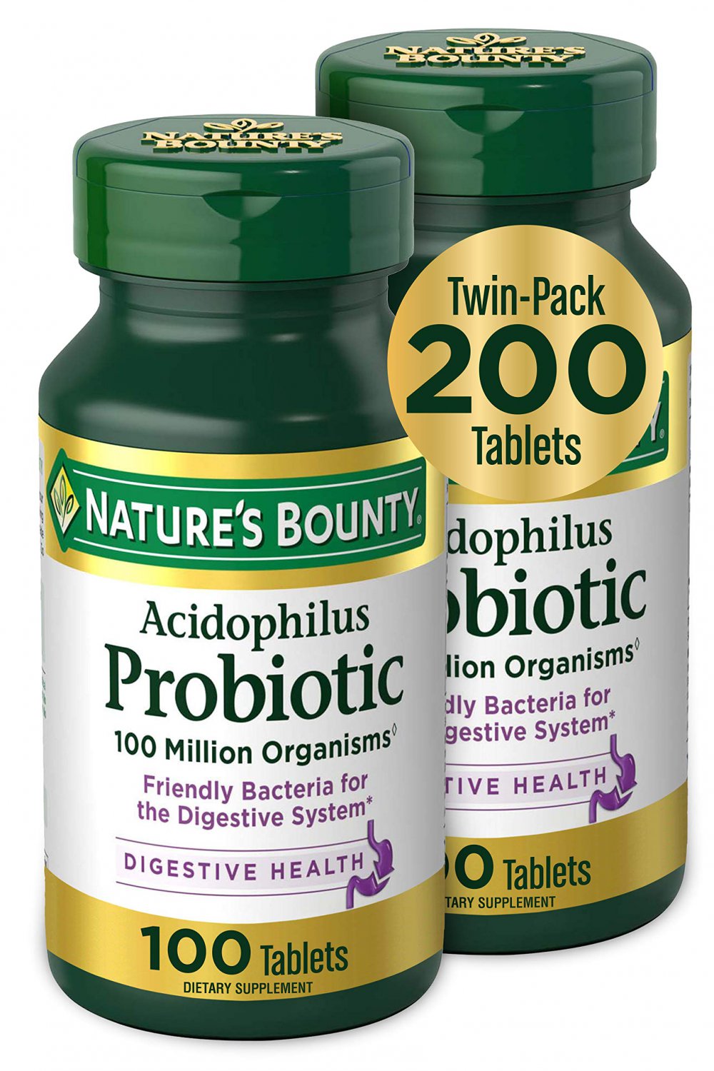 Nature's Bounty Probiotics Dietary Supplement, Supports Digestive and Intestinal Health, Probiotic A