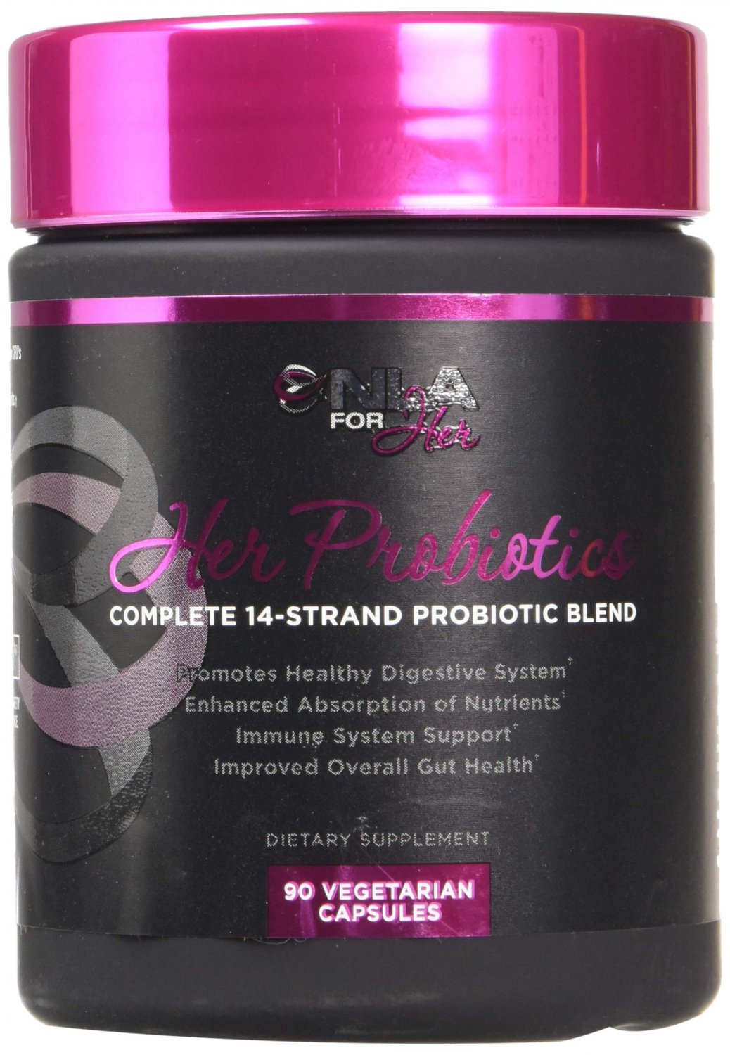 NLA for Her Probiotics (90 Servings) Complete 14-Strand Probiotic Blend - 1 Billion CFU - Supports I