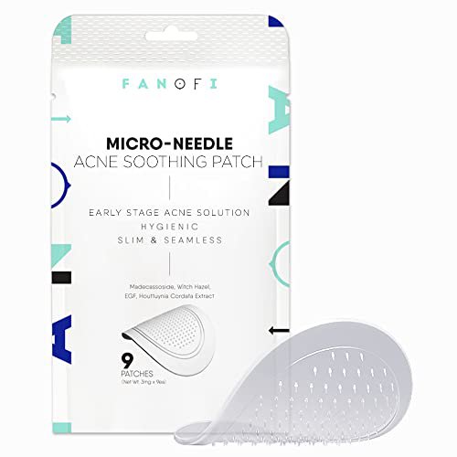 FANOFI Micro-needle Acne Soothing Patch | Patches for upcoming & Early-Stage Acne, Deep Pimples, Cys