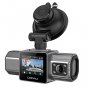 COOAU 2K Dual Dash Cam with Build-in GPS, WiFi Dash Cam Front and Rear with Infrared Night Vision, F