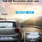 Dash Cam Front and Rear,Dashcams for Car with SD Card,1080P FHD Dual Dashboard Camera Recorder, 170